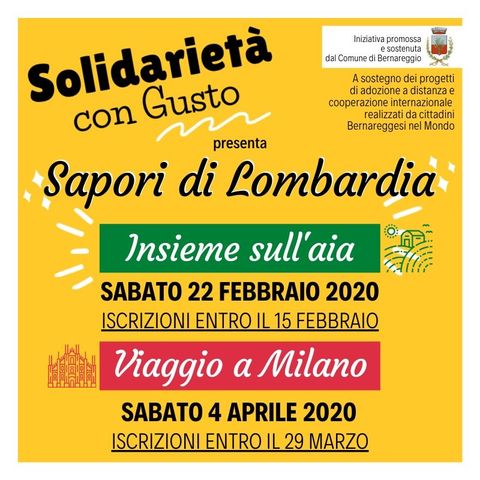 Solidarietà con Gusto | Sapori di Lombardia: Insieme sull'aia