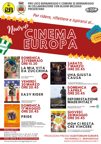 Nuovo Cinema Europa | La mia vita da Zucchina